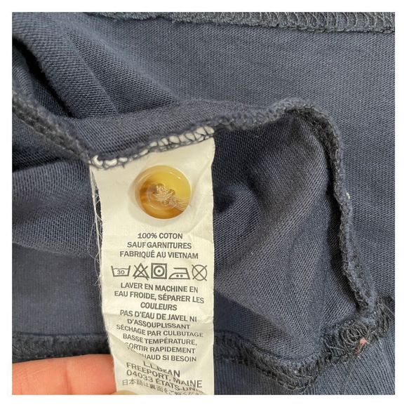 L.L.Bean Traditional Fit Henley Shirt XL - Picture 6 of 6